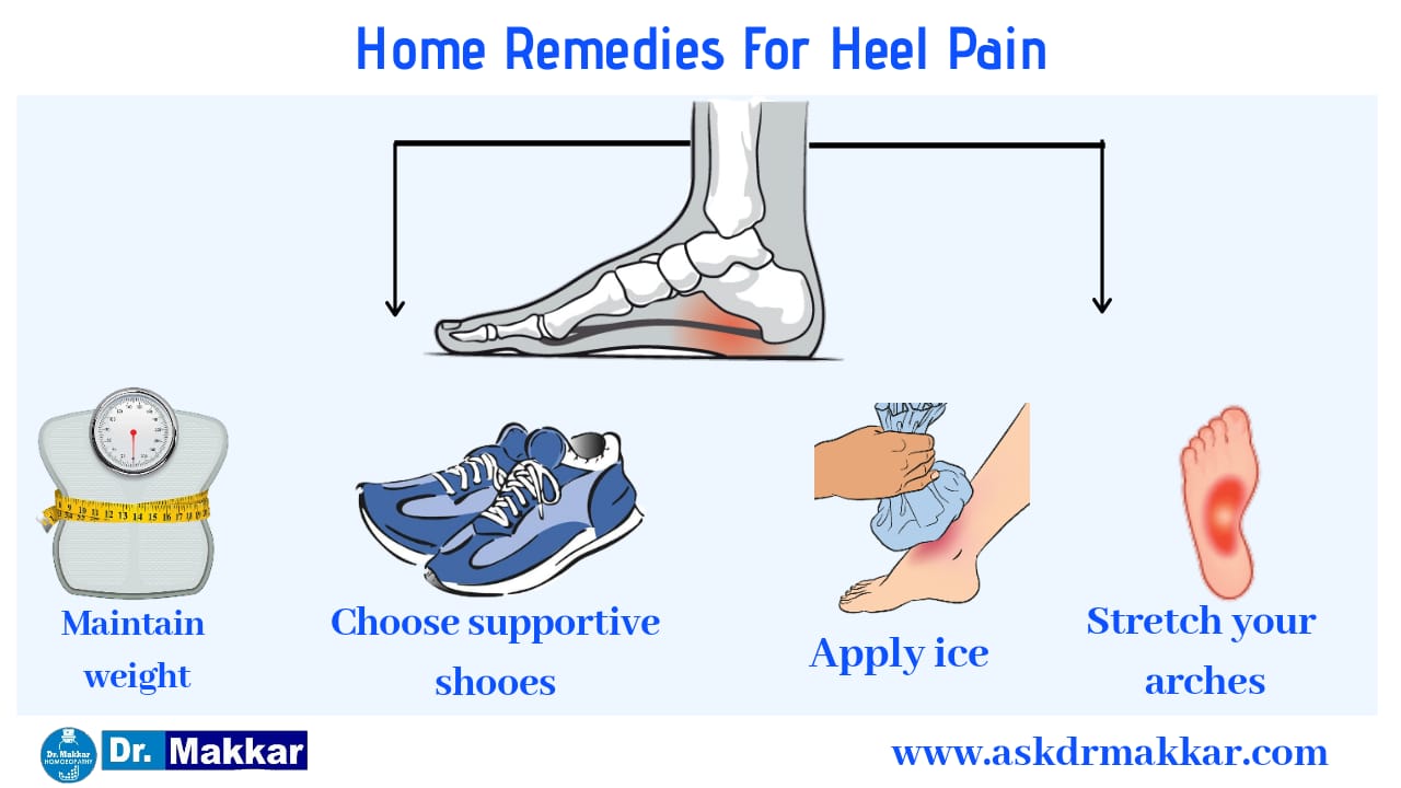 Prevention or self care measure Home remedies for heel pain Calcaneal Spur 