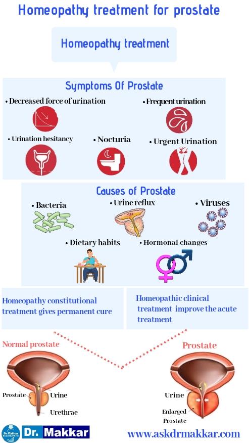 Homeopathic treatment for prostatitis